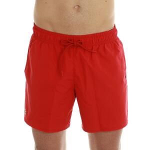 COSTUME CON LOGO LACOSTE ROSSO